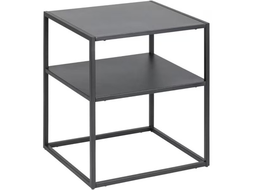 [90321274 1632501] AC Design Nachttisch Newton 45 x 40 x 50,5 cm, Schwarz