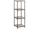 AC Design Regal Seaford 35 x 37 x 119,5 cm, Nature/Schwarz