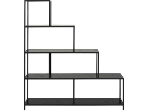[90321395 1632467] AC Design Regal Seaford 135 x 35 x 150 cm, Schwarz