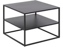 AC Design Couchtisch Newton 60 x 60 x 45 cm, Schwarz