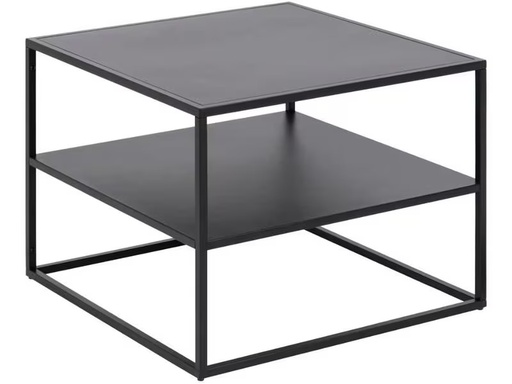 [90321424 1632502] AC Design Couchtisch Newton 60 x 60 x 45 cm, Schwarz