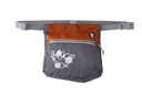 HURTTA Snack-Tasche Treat Pocket Eco, Dunkelgrau
