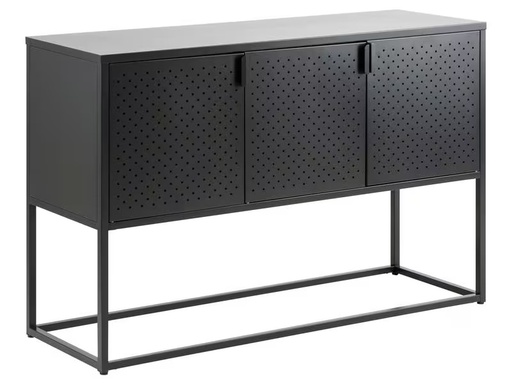 [90321468 1632542] AC Design Kommode Newton 120 x 40 x 80 cm, Schwarz