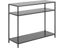 AC Design Konsolentisch Seaford 100 x 35 x 79 cm, Schwarz