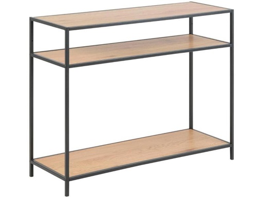[90321526 1632536] AC Design Konsolentisch Seaford 100 x 35 x 79 cm, Nature/Schwarz
