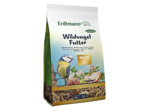 [90321704 1623443] Erdtmann Vogelfutter Wildvogelfutter Plus, 800 g