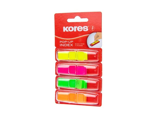 [90052219 1096366] Kores Page Marker Pop-Up 40 Stück pro Block