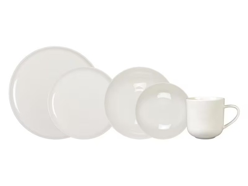 [90321943 1574303] FURBER Speise-Service 20-teilig, Weiss