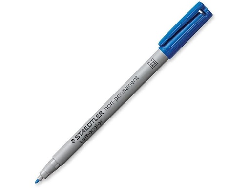 [90322029 1631470] Staedtler Folienstift Lumocolor 315 M Blau, wasserlöslich, 10 Stück