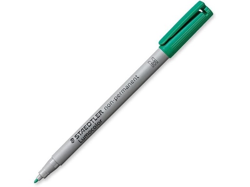 [90322048 1631468] Staedtler Folienstift Lumocolor 315 M Grün, wasserlöslich, 10 Stück