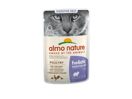 [90322063 1627349] Almo Nature Nassfutter Holistic Digestive Help mit Geflügel, 70 g
