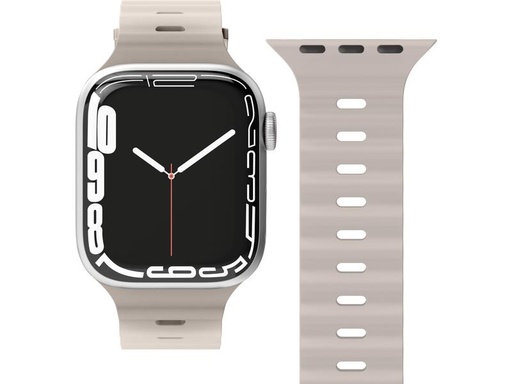[90322111 1625133] Vonmählen Wave Band Apple Watch 42/44/45/49 mm Cream