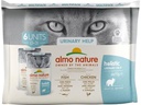 Almo Nature Nassfutter Holistic Urinary Help mit Fisch & Huhn, 6 x 70g
