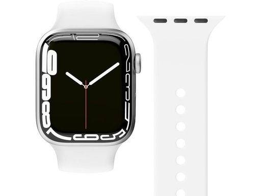 [90322207 1625123] Vonmählen Classic Band Apple Watch 38/40/41 White