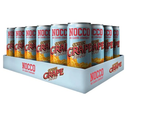 [90322238 1431352] NOCCO Getränk BCAA Golden Grape Del Sol 24 x 0.33 l