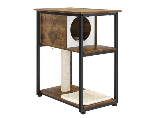 [90322331 1631349] Feandrea Kratzbaum mit Ablagefläche, 66 cm, Vintagebraun