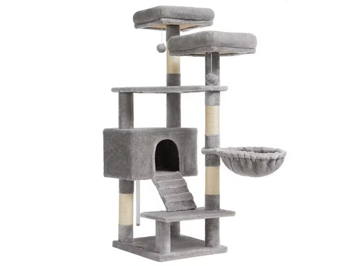 [90322347 1631343] Feandrea Kratzbaum 142 cm, Grau/Beige