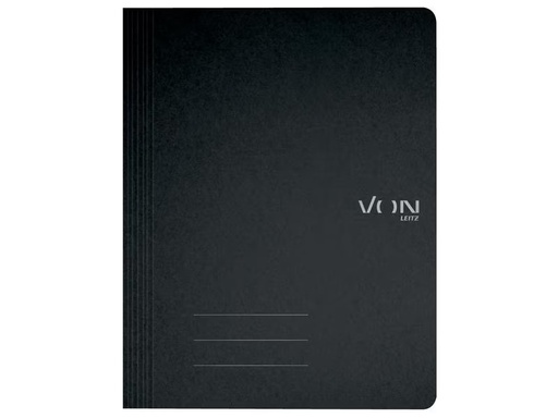 [90322352 1627742] VON Schnellhefter mit Heftmechanik, Schwarz, 10 Stück