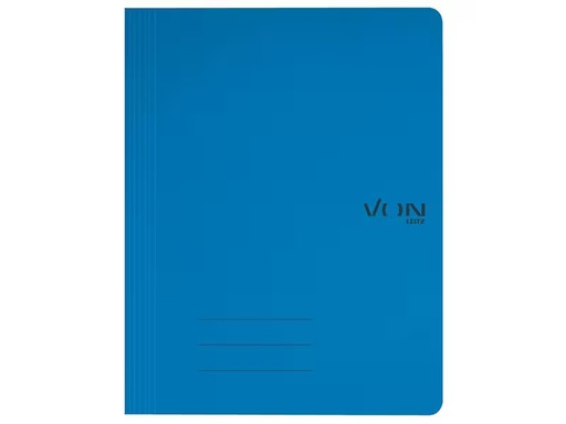 [90322474 1627739] VON Schnellhefter mit Heftmechanik, Blau, 10 Stück