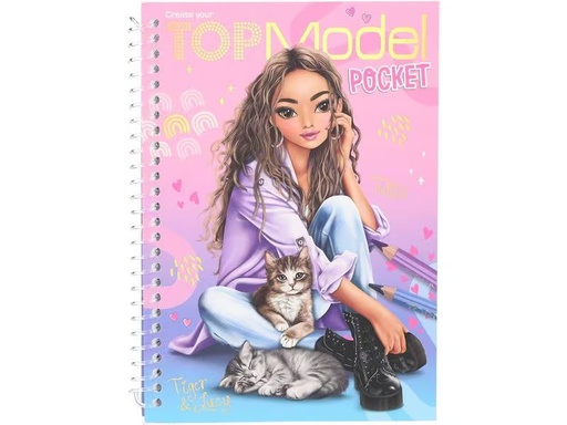 [90322488 1627643] Depesche Malbuch Top Model Pocket 120 Seiten