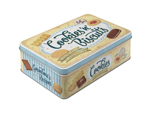 [90322679 1637992] Nostalgic Art Vorratsdose Cookies 'n' Biscuits 3 l, Mehrfarbig