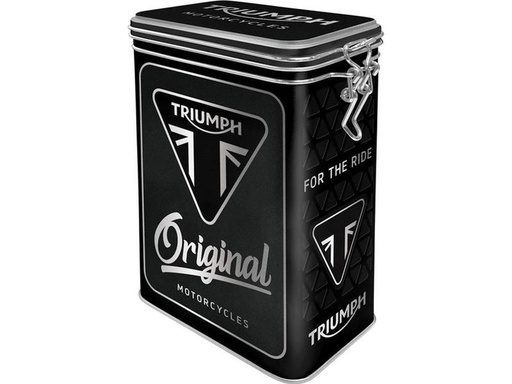 [90322714 1637993] Nostalgic Art Vorratsdose Triumph Original 1.3 l, Schwarz