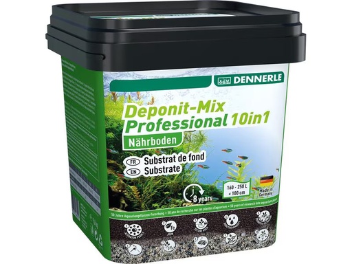 [90322836 1607589] Dennerle Nährboden Deponit-Mix Professional 10 in 1, 9.6 kg