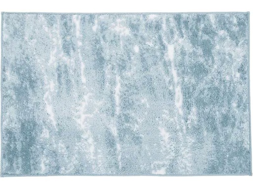 [90323281 1602503] Kleine Wolke Badteppich Nevoa 60 x 90 cm, Hellblau/Weiss