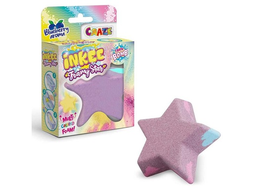 [90323394 1644599] Craze Badespass Inkee Badebombe Foamy Star assortiert