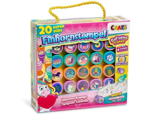 [90323534 1644595] Craze Einhornstempel 20 Stück