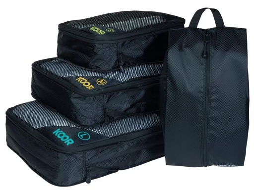 [90323783 1596476] KOOR Kleiderbeutel Set Goora, 4-teilig