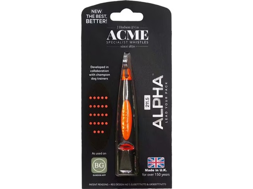 [90323807 1643028] ACME Hochfrequenzpfeife Alpha, 211.5, Schwarz/Orange