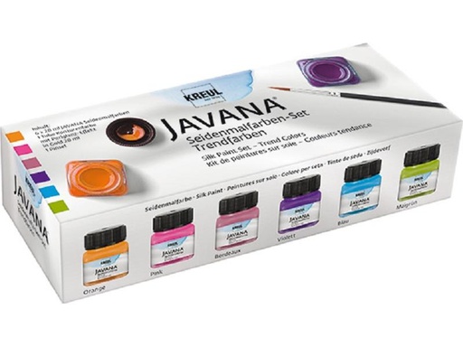 [90324088 1631920] Kreul Seidenmalfarbe Javana 6 Stück. je 20 ml