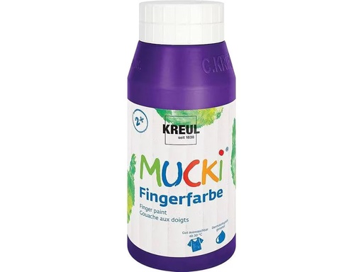 [90324103 1631938] Kreul Fingerfarbe Mucki 750 ml, Violett