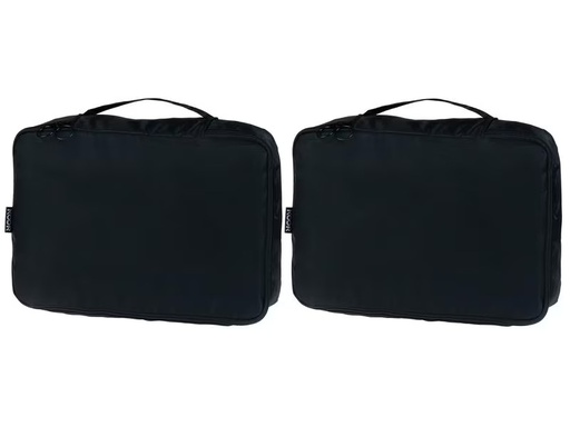 [90324118 1596408] KOOR Kleiderbeutel Reesa, Grösse S, 2er-Pack, Schwarz