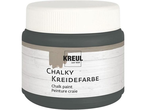 [90324143 1631894] Kreul Kreidefarbe Chalky Volcanic Gray, 150 ml