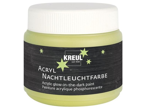 [90324184 1631885] Kreul Acrylfarbe Kreul Nachtleuchtfarbe 150 ml, Gelb