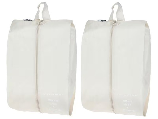 [90324203 1596404] KOOR Schuhbeutel Reesa, 2er-Pack, Beige