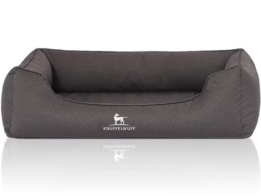 [90324272 1615545] Knuffelwuff Hunde-Bett Leon Velour XL, 105 x 75 cm, Anthrazit