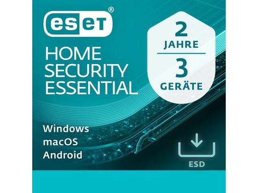 [90324275 1639756] ESET HOME Security Essential ESD, Vollversion, 3 User, 2 Jahre