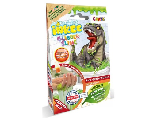 [90324385 1644601] Craze Badespass Inkee Bade-Glibber-Schleim Dinorex 1 Stück