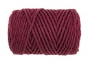 Glorex Wolle Makramee Rope gedreht 63 m x 3 mm, 250g, Bordeaux