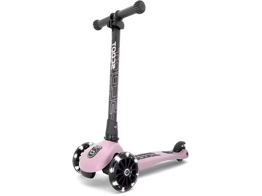 [90324612 1511584] Scoot and Ride Scooter Highwaykick 3 LED, Rose