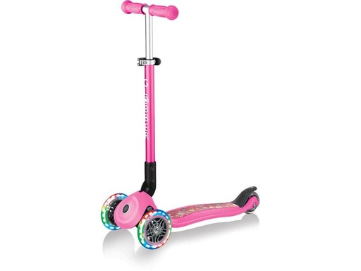 [90324753 1310105] GLOBBER Scooter Primo Foldable Fantasy Lights Pink