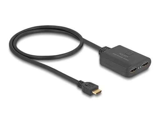 [90324790 1646059] Delock 2-Port Signalsplitter HDMI – HDMI 4K 60 Hz mit Downscaler