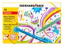 Eberhard Faber Filzstift Glitter 16 Stück, Mehrfarbig