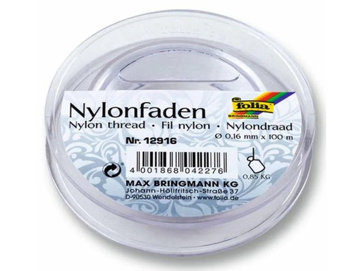 [90005232 667277] Folia Nylonfaden 0.16 mm Transparent