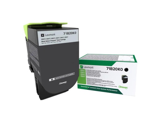 [90052545 605114] Lexmark Toner 71B20K0 Black