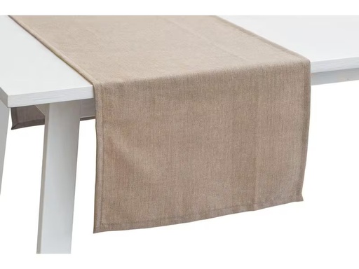 [90325121 1638496] Pichler Tischläufer Panama 50 cm x 1.5 m, Taupe