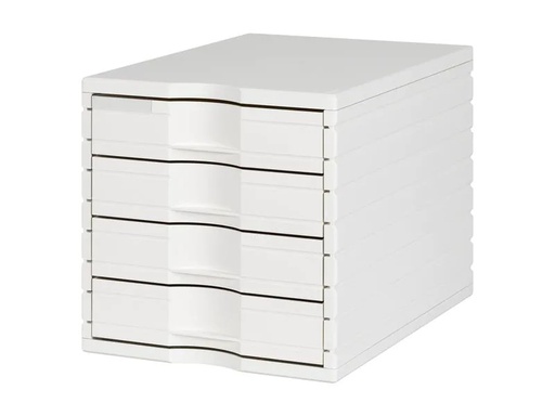 [90052570 1208556] Styro Schubladenbox Styrotop 4 Schubladen, Weiss